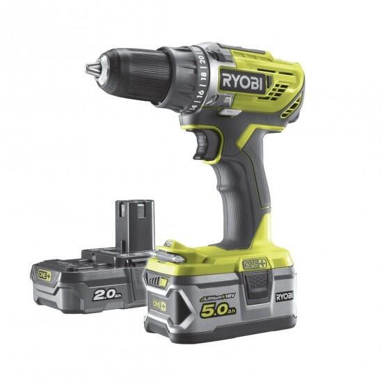 Аккумуляторный шуруповерт Ryobi R18DD3-252S 5133003353