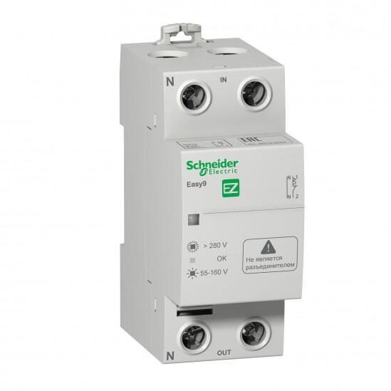 Реле напряжения Schneider Electric Easy9 1П+Н 40А 230В EZ9C1240 EZ9C1240