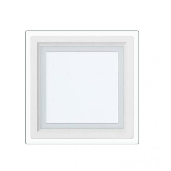 Светодиодный светильник квадратный UltraGlass 18W-4000K ELT