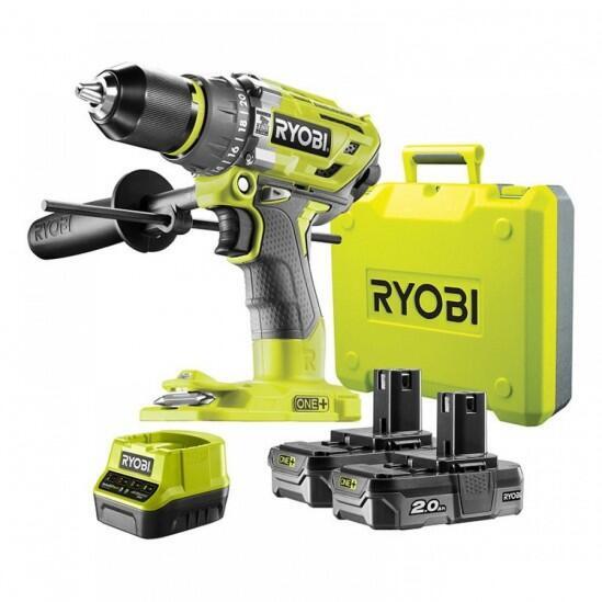 Дрель-шуруповерт бесщеточная аккумуляторная Ryobi R18PD7-220B ONE+