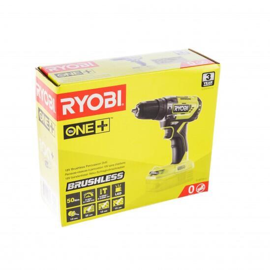 Дрель-шуруповерт бесщеточная аккумуляторная Ryobi R18PD5-0 ONE+ 0