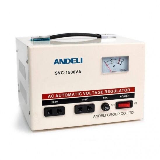 Стабилизатор напряжения ANDELI ASV-1500VA 150-250V