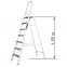 Лестница стремянка Metal Tools 7 ступ 17007