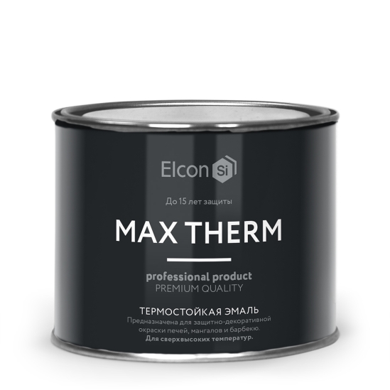 Термостойкая эмаль Elcon Max Therm красный (ral 3002) 0,4мл